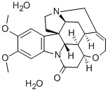 ブルシン 二水和物 化学構造式