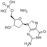 2'-DEOXYGUANOSINE-5'-MONOPHOSPHATE AMMONIUM SALT Structure