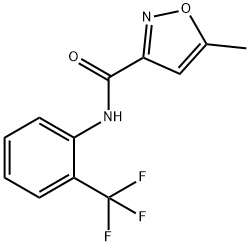 5-methyl-N-[2-(trifluoromethyl)phenyl]oxazole-3-carboxamide Structure
