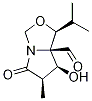 (3R,4S,5R,6S)-1-AZA-4-HYDROXY-5-FORMYL-6-ISOPROPYL-3-METHYL-7-OXABICYCL[3.3.0]OCTAN-2-ONE Struktur