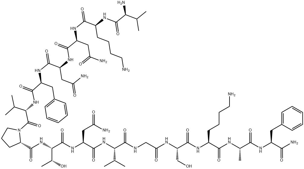 ALPHA-CGRP (23-37) (HUMAN) Struktur
