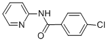 BENZAMIDE, 4-CHLORO-N-2-PYRIDINYL- Structure