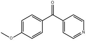 (4-メトキシフェニル)(4-ピリジニル)ケトン 化学構造式
