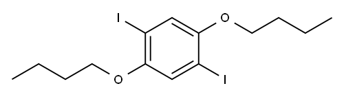 1,4-DIIODO-2,5-DIBUTOXYBENZENE Struktur