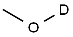 METHANOL-D Structure