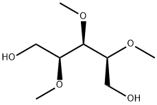 L-Arabinitol, 2,3,4-tri-O-methyl- Struktur
