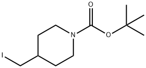1-Boc-4-iodomethyl-piperidine Struktur