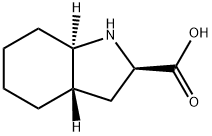 1H-Indole-2-carboxylicacid,octahydro-,(2R,3aS,7aR)-(9CI) Structure