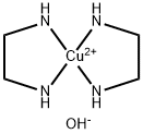 双氢氧化乙二胺铜, 14552-35-3, 结构式