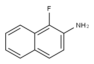 1-fluoro-2-aminonaphthalene Struktur