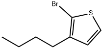 2-ブロモ-3-ブチルチオフェン 化学構造式
