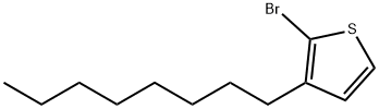 2-bromo-3-octylthiophene Struktur
