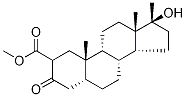 2-Carboxy Mestanolone Methyl Ester Structure