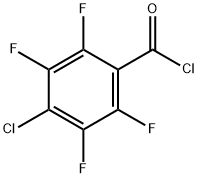 4-クロロ-2,3,5,6-テトラフルオロベンゾイルクロリド 化学構造式