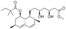 Simvastatin Hydroxy Acid Methyl Ester Structure