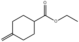 4-メチレンシクロヘキサンカルボン酸エチル 化学構造式