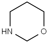 1,3-噁嗪烷, 14558-49-7, 结构式