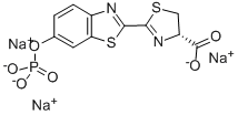 D-ルシフェリン 6′-O-リン酸 三ナトリウム塩 化学構造式