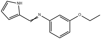 Benzenamine, 3-ethoxy-N-(1H-pyrrol-2-ylmethylene)- (9CI) Structure