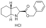 Benzyl (2S,3aR,7aS)-octahydroindole-2-carboxylate hydrochloride Struktur