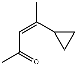 3-Penten-2-one, 4-cyclopropyl-, (Z)- (9CI) Structure