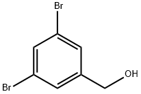 3,5-ジブロモベンジルアルコール 化学構造式