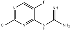N-(2-Chloro-5-fluoro-pyrimidin-4-yl)-guanidine Structure