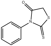 3-苯基-2-硫酮-1,3-噻唑啉-4-酮,1457-46-1,结构式