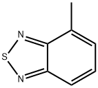 4-メチル-2,1,3-ベンゾチアジアゾール 化学構造式