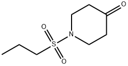 1-(プロピルスルホニル)ピペリジン-4-オン 化学構造式
