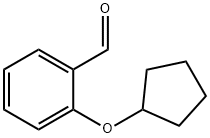 2-(シクロペンチルオキシ)ベンズアルデヒド 化学構造式