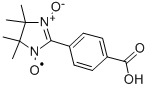 2-(4-Carboxyphenyl)-4,4,5,5-tetramethylimidazoline-1-oxyl-3-oxide Struktur