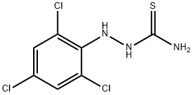 2-(2,4,6-TRICHLOROPHENYL)-1-HYDRAZINECARBOTHIOAMIDE 化学構造式