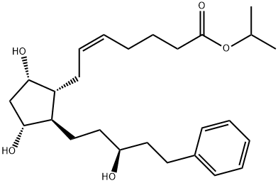 15(S)-拉坦前列素 结构式