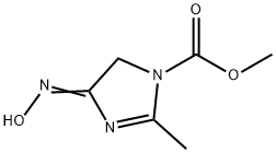 1H-Imidazole-1-carboxylic  acid,  4,5-dihydro-4-(hydroxyimino)-2-methyl-,  methyl  ester|