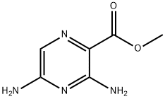 METHYL 3,5-DIAMINOPYRAZINE-2-CARBOXYLATE Struktur