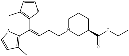 噻加宾乙酯, 145821-58-5, 结构式
