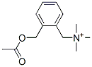2-acetoxymethyl-N,N,N-trimethylbenzenemethanaminium Structure