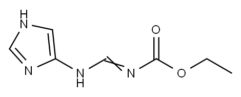 Carbamic  acid,  [(1H-imidazol-4-ylamino)methylene]-,  ethyl  ester  (9CI) Structure
