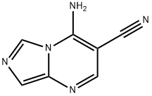 Imidazo[1,5-a]pyrimidine-3-carbonitrile,  4-amino- Structure