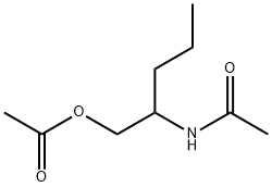 Acetamide,  N-[1-[(acetyloxy)methyl]butyl]- Struktur