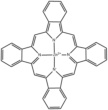 ZINC 29H 31H-TETRABENZO(B G L Q)PORPHINE Structure