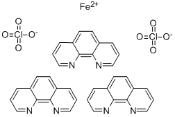 過塩素酸1,10-フェナントロリン鉄(II) 化学構造式