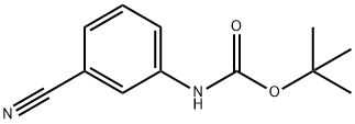 3-(BOC-氨基)苯氰, 145878-50-8, 结构式