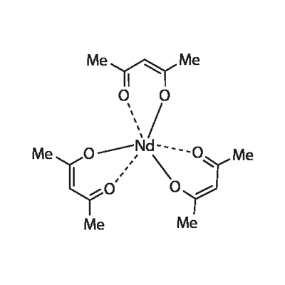 NEODYMIUM ACETYLACETONATE Structure