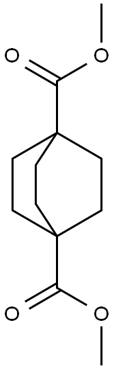 dimethyl bicyclo[2.2.2]octane-1,4-dicarboxylate Struktur