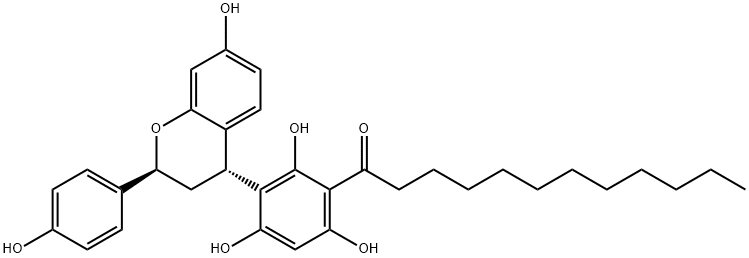 (+)-Myristinin A Struktur