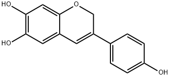3-(4-HYDROXYPHENYL)-2H-1-BENZOPYRAN-6,7-DIOL Structure