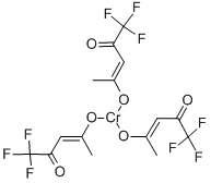 CHROMIUM(III) TRIFLUOROACETYLACETONATE Struktur