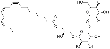 gingerglycolipid A, 145937-22-0, 结构式